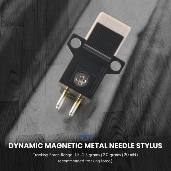 Dynamic Magnetic Needle Stylus At-3600l til skivspiller Hvid sort ingen
