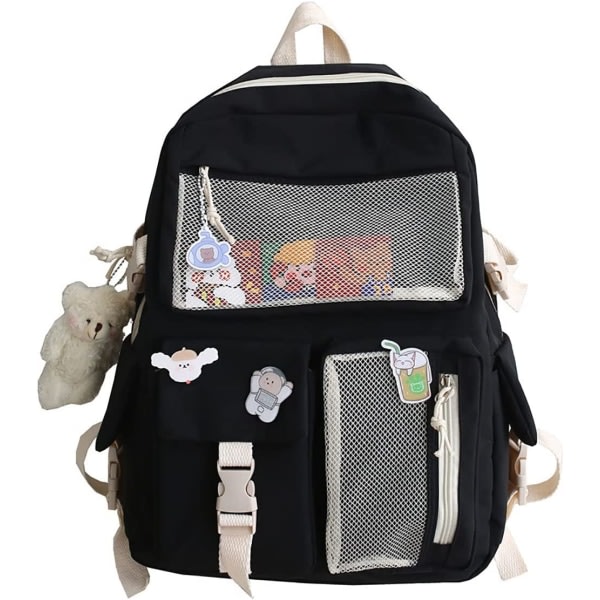 Studentryggsäck, mini superkapacitet Kawaii-ryggsäck, söt