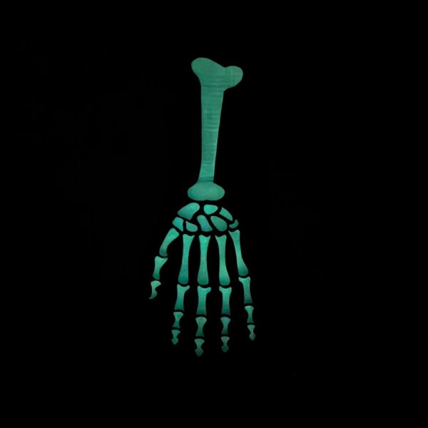 CDQ 1 par Halloween Luminous Skeleton-handskar Fullfinger for Cospla FlerfargeCDQ