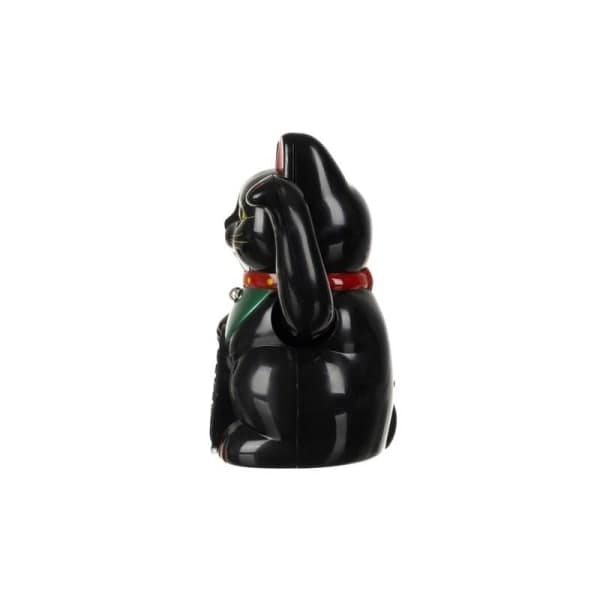 Vinkende orientalsk lykkekat Maneki Neko sort_tfrf