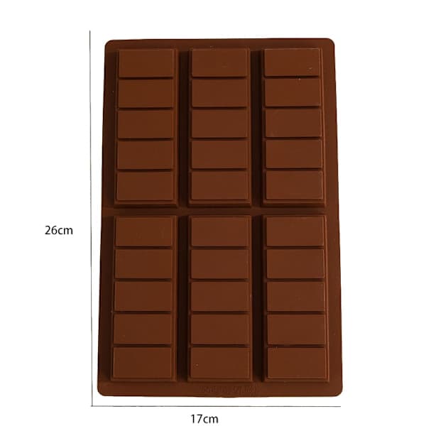 2-pakk Chokoladimuotti, Silikonimuotti Suklaalle B B