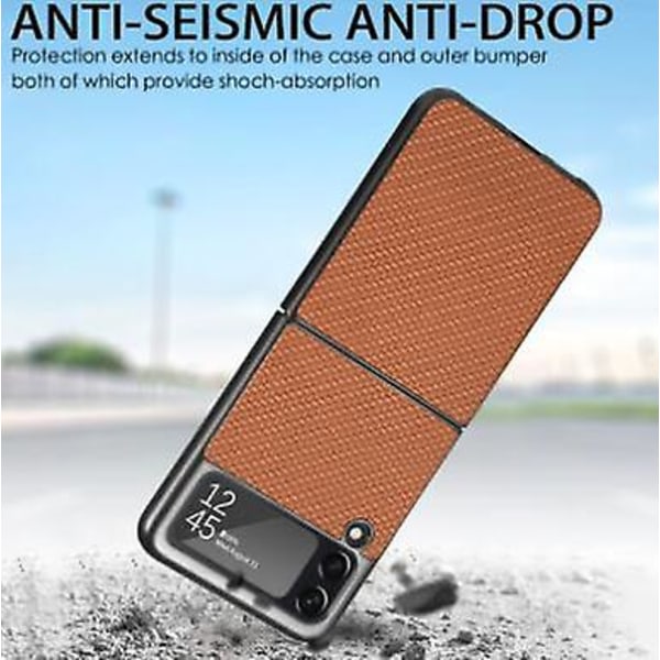 Phone case För Phone case För Samsung Galaxy Z Flip 3 5g Pc Phone case/flerfärgat Matt Phone case Ruskea ei mitään