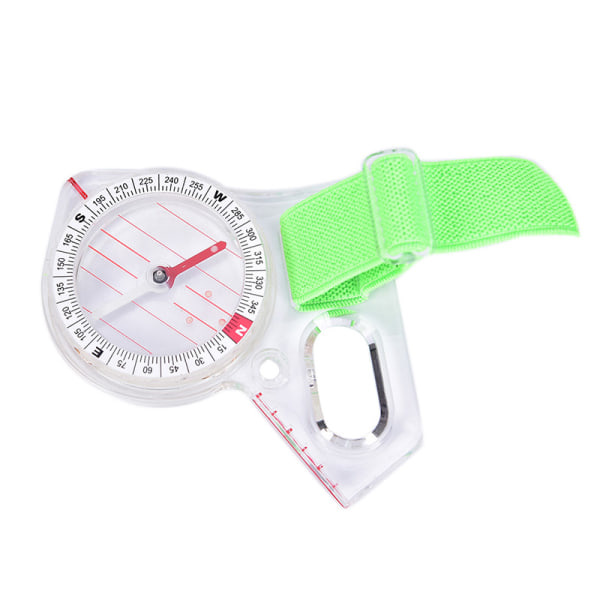 Thumb Compass Elite Competition Orienteringskompass Portable C Hvit