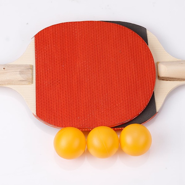 2-Spillers Bordtennis Bat Sæt, Ketsjere & 3 Bolde, Bordtennis