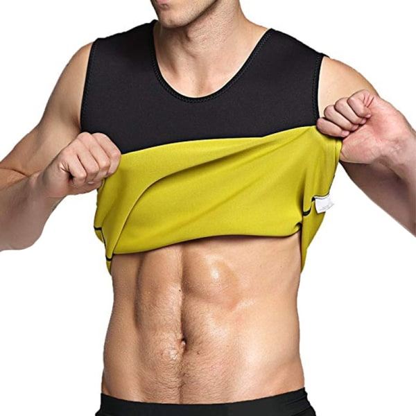 Træningstrøje med saunaeffekt - Gul 2XL Yellow XXL zdq