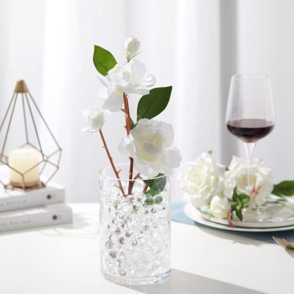 20 000 3MM klara vattengelpärlor, vattengelpärlor för vasfyllning, juldekoration, bröllopsdekoration, flytande ljus, plantering, blomsterarrangemang