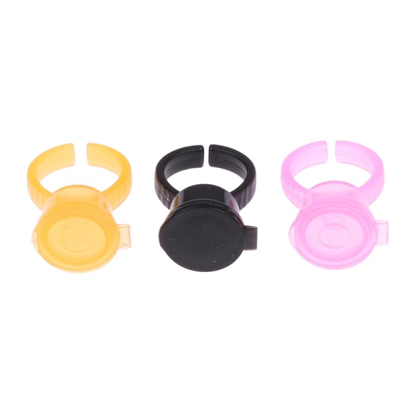 50st Pigment Ink Ring Cover Med Lock Lock Cap for Micro Black