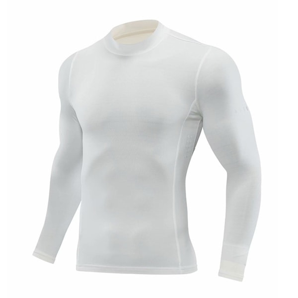 UPF 50+ Langærmede Kompressionstrøjer til Mænd, Vandsport Rashguard zdq