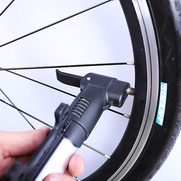 Cykelpump med Mätare - Presta & Schrader, 100 PSI