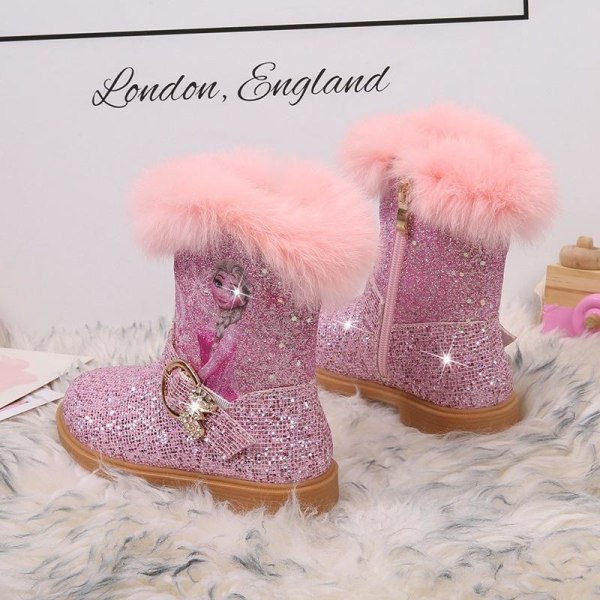 prinsesskor elsa skor barn festskor blå 19.1cm / storlek29 19.1cm / size29