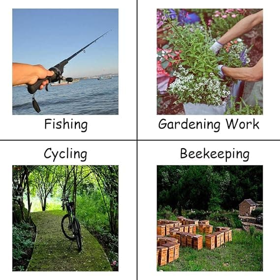 Hatt med ansiktsmask för dräkt - Flugor, getingar, insekter, myggor, nätmössa