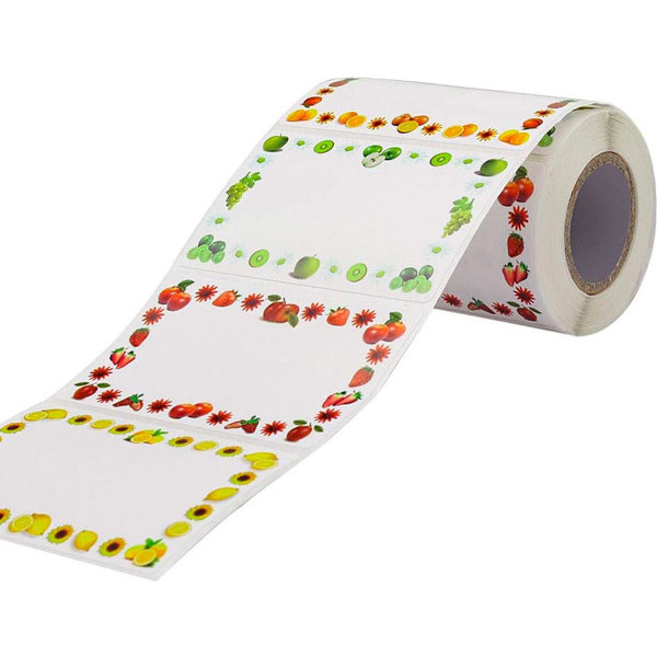Jam Jar Labels 250 pcs - Self-adhesive - For jam, marmalade, spices - Kitchen labels