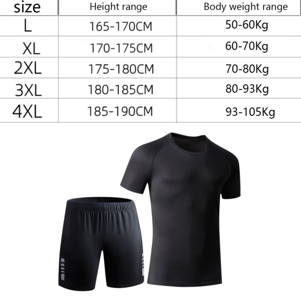 Athletic Shorts Skjorta Set for træning Basket fotboll 2xl zdq