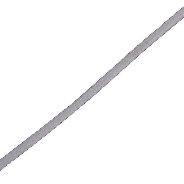 4 mm elastisk bånd, rund elastisk snor Grå 10m