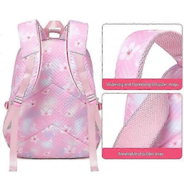 Kpop Demon Hunters Printed Backpack Students School Bag _e A Purple Style 05 Purple Style 05