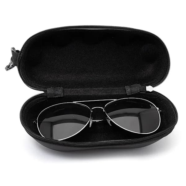 Silmälasikotelo / Aurinkolasikotelo Hardcase Aviator - Valitse väri Musta Musta Svart
