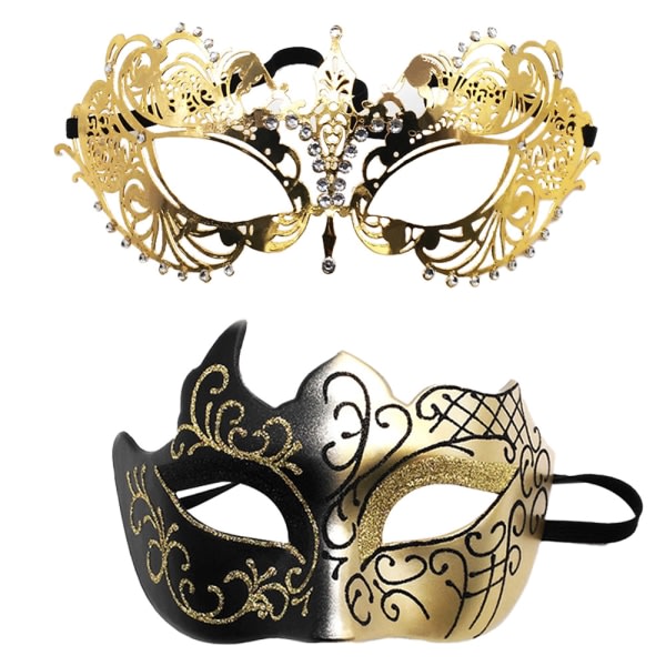 CDQ Par parar Mardi Gras maskeradmasker som festdräkt