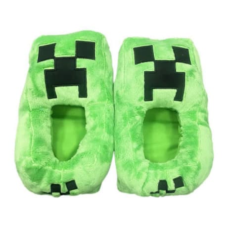 Minecraft gröna tofflor storlek 20-36