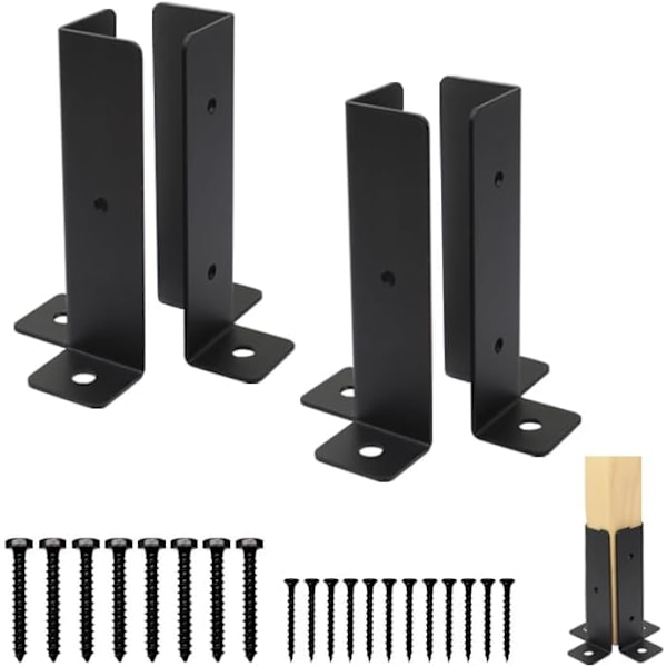 Basplatta Pergolafästen Staketset Brevlådefäste (4 st)
