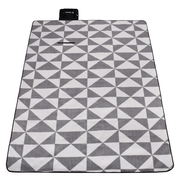SPRINGOS® Picnic Tæppe - Grå - Foldbart - Vandtæt - 180x220 cm Grå
