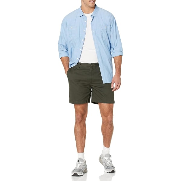 Slim Fit 5" shorts - Shorts - Slim Fit 5" shorts - Herr (Grön)-S zdq