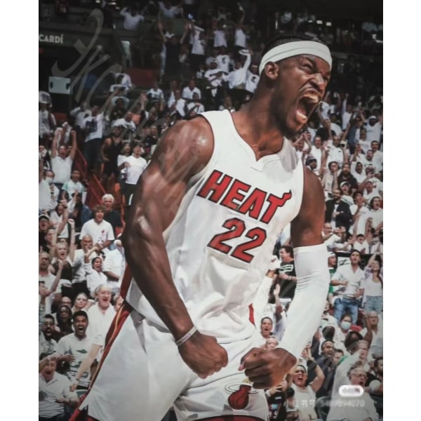 Basketballtrøjer Sportstøj Jimmy Butler Miami Heat No. 22 Basketballtrøjer Voksne Børn Fodboldtrøjer Gradient Colors Børn 24（130-140cm）
