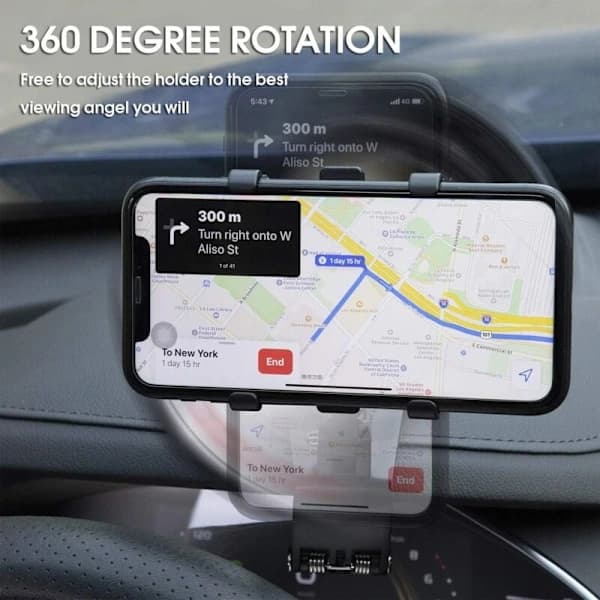 360 Degree Rotatable Car Phone Holder, Dashboard Phone Holder, Car