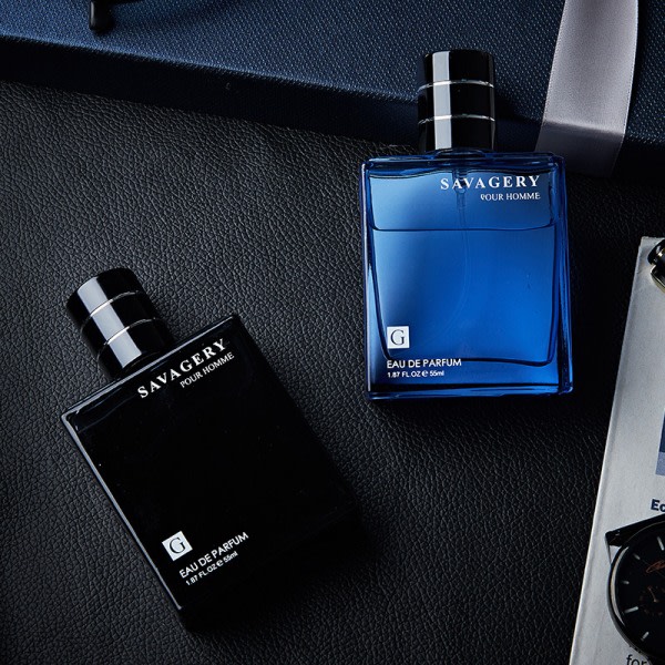 Klassisk svart mäns parfym, bestående doft, havsblå parfym, mäns cologne, parfym.. CDQ
