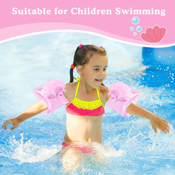 Simband för barn, Uppblåsbara armband (3-6 år), Arm Floatie ärmar Floater Tube Water Wings Barn Floatie Simband Floatie för småbarn