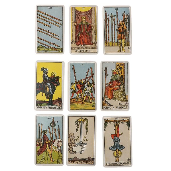 1 låda Magical Smith Tarot Cards Deck Edition Mystisk Tarot Brädspel 78 Kort grön zdq