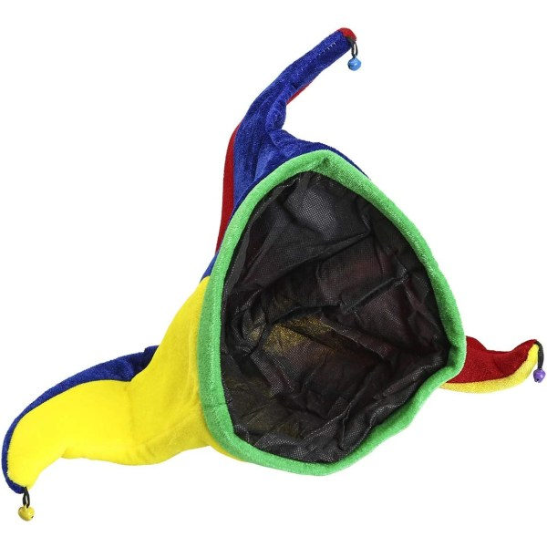 Flerfärgad clownhatt