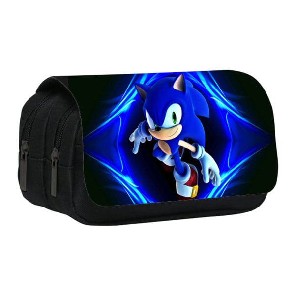 Sonic The Hedgehog Case Dubbellagers Cartoon Storage Bag D