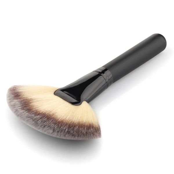 1 Pack Fan Makeup Brush Blush Honey-Brush Professional Face Highlight