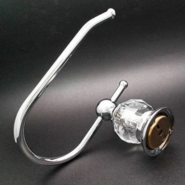 Kristallserie Toiletpapirholder i messing, poleret krom_tfrf