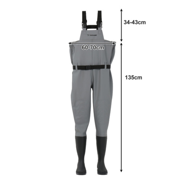 Vadebukser - Vaders til fiskeri Grey_tfrf Grey 41