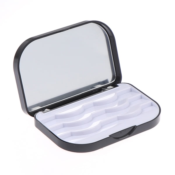 Makeup Lösögonfransar Förvaring Organizer Box Resefransar Håll one size
