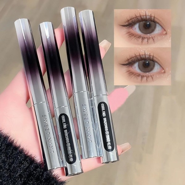 Børsteløs metallmaskara, Long Lasting Extensions Mascara Withou black 1