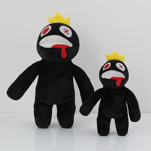 Ny Ryggsäck Plysch Gosedjur Kawaii Pikachu Mimikyu Eevee Mew Gengar Snorlax Väska Mjuk Skolväska Barnens Dag Present (FMY) 30cm black crown