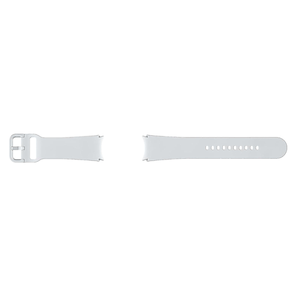 Silikon Remskifte til Samsung Galaxy Watch6 40 / 44mm / Watch6 Classic 43 / 47mm Silver