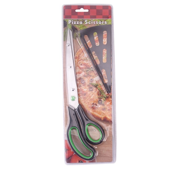 CDQ 1st Multifunktionell Sax i rostfritt stål Pizzaskärare ter Green