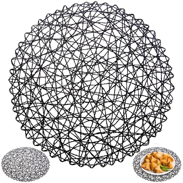 Pyöreä Musta Keittiötabletti Tärkkelyspaperista - 35 cm 1000