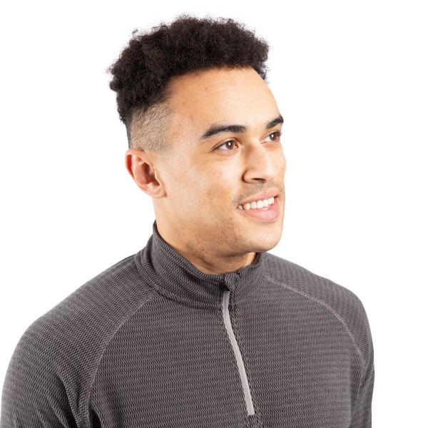 Trespass Herre Del Base Layer Top L Sort/Stormgrå Black/Storm Grey L zdq