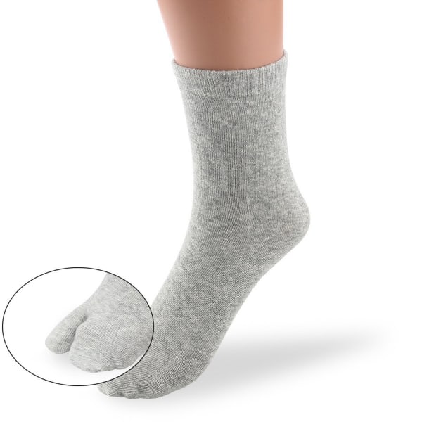 3 par strømper Herre Dame Kimono Flip Flop Sandal Split Toe Tabi Ninja strømper default zdq