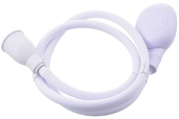 styck - gummiduschhoved - med - slange - håndbruserhoved - Universal - håndbruser - plast - Universal - bruserhovedsæt