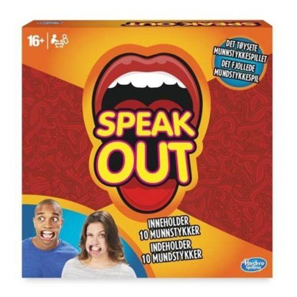 Hasbro Gaming Speak Out Familjespill, Dansk & Norsk språk