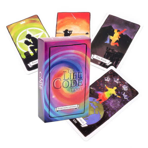 7*12cm Engelsk Versjon Tarot Deck For The Life Code Tarot Oracl A2 One Size