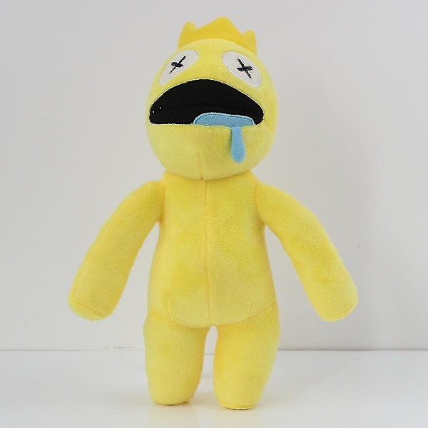 Ny Ryggsäck Plysch Gosedjur Kawaii Pikachu Mimikyu Eevee Mew Gengar Snorlax Väska Mjuk Skolväska Barnens Dag Present (FMY) 30cm yellow crown