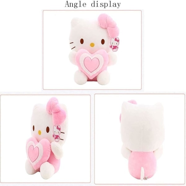 11,8 tuuman söpö Hello Kitty -pehmolelu, sisustus vauvalle, pehmolelu, pehmolelu, syntymäpäivälahja ystävänpäivänä. (Vaaleanpunainen)