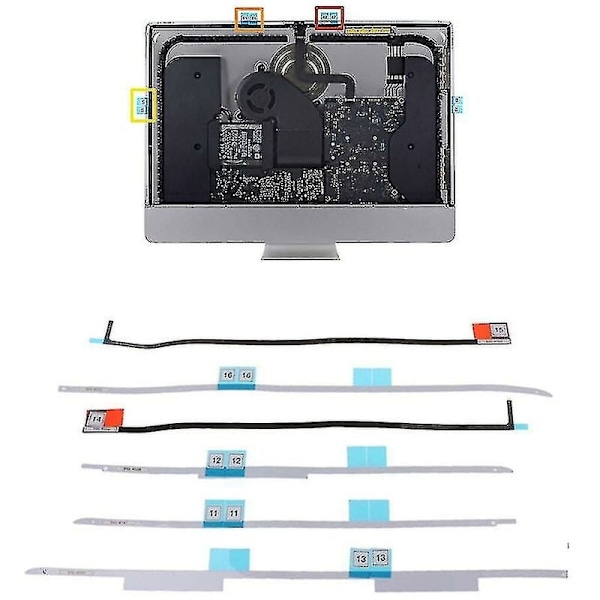 LCD-skærmlim tape LCD-skærmlim reparationssæt til Imac 27\" A1419