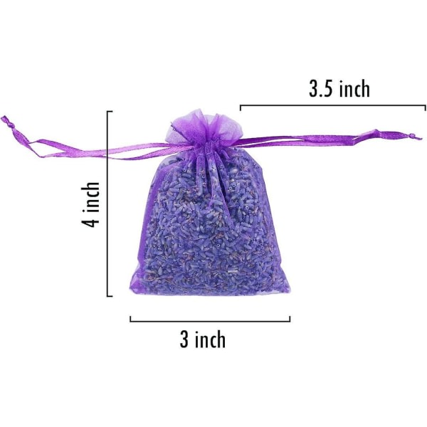 16-pak lilla duftposer for skuff og garderobe, langvarige duftposer poser Luftfrisker, friske dufter Potpurriposer Hjemmeduftposer for L